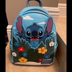 Disney Parks Excl. Loungefly Stitch 2022 Summer Popup Backpack Blue NEW …